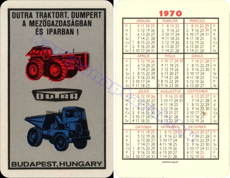 DUTRA TRAKTORT, DUMPERT A MEZŐGAZDASÁGBAN ÉS IPARBAN ! DUTRA BUDAPEST, HUNGARY 1970_0091.jpg