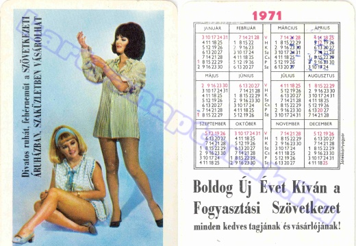 1971 - Fogyasztási Szövetkezet