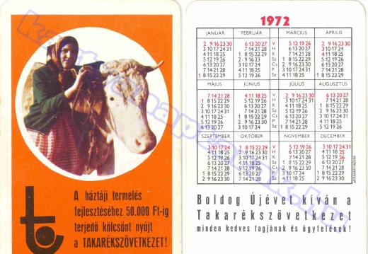 1972 - Takarékszövetkezet