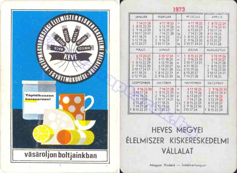 KÉVE KÖZÉPMAGYARORSZÁGI ÉLELMISZERKISKERESKEDELMI VÁLLALATOK EGYÜTTMŰKÖDÉSE TÁPLÁLKOZZON KORSZERŰEN! VÁSÁROLJON BOLTJAINKBAN 1973_0595.jpg