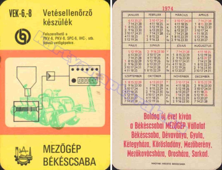VEK-6,-8 VETÉSELLENŐRZŐ KÉSZÜLÉK FELSZERELHETŐ A PKV-6, PKV-8, SPC-6, IHC-, STB. TÍPUSÚ VETŐGÉPEKRE. MEZŐGÉP BÉKÉSCSABA DÉVABÁNYA GYULA KÉTEGYHÁZA KÖRÖSLADÁNY MEZŐBERÉNY MEZŐKOVÁCSHÁZA OROSHÁZA SARKAD 1974_0324.jpg