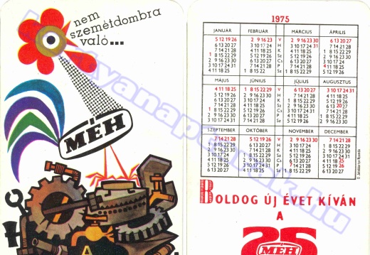1975 - 25 ÉVES A MÉH