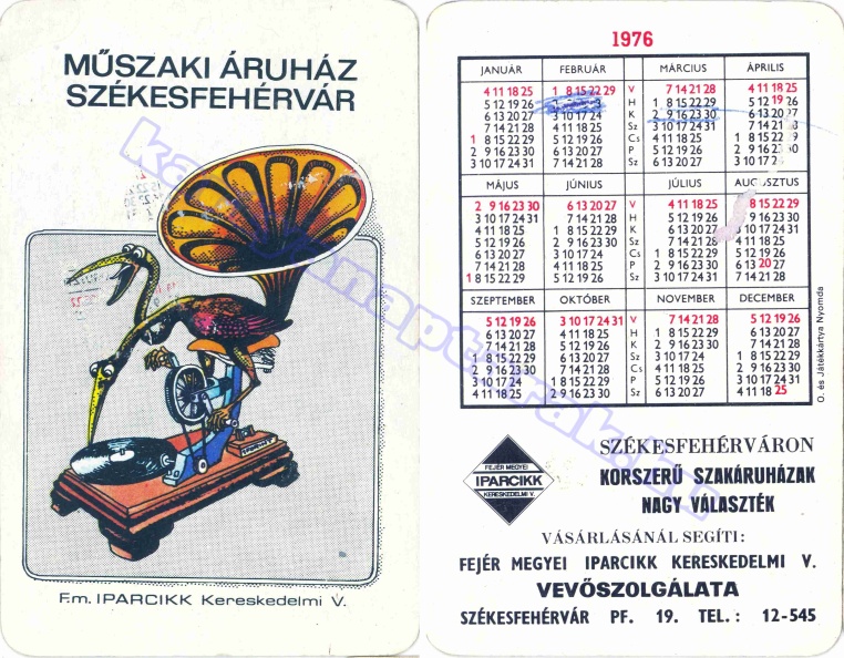 MŰSZAKI ÁRUHÁZ SZÉKESFEHÉRVÁR F.M. IPARCIKK KERESKEDELMI V. KORSZERŰ SZAKÁRUHÁZAK NAGY VÁLASZTÉK 1976_0336.jpg