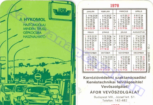 1978 - ÁFOR