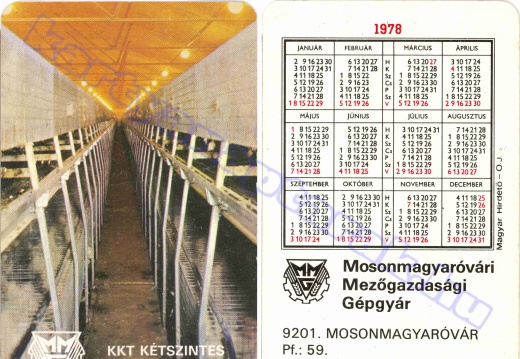 1978 - Mezőgazdasági Gépgyár