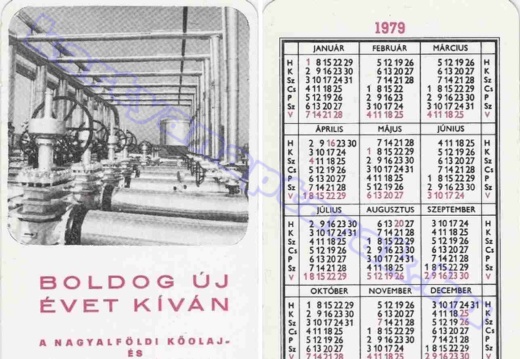 1979 - Nagyalföldi Kőolaj és Földgáz Kitermelő Vállalat