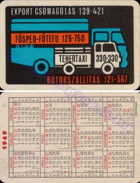EXPORT CSOMAGOLÁS FŐSPED - FŐTEFU TEHERTAXI BÚTORSZÁLLÍTÁS 1969_0350.jpg