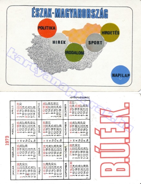 ÉSZAK-MAGYARORSZÁG POLITIKA HÍREK IRODALOM SPORT HIRDETÉS NAPILAP 1973_0401.jpg