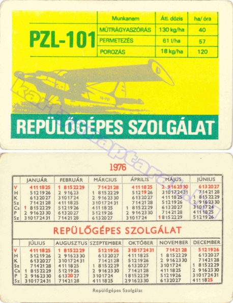 PZL-101 REPÜLŐGÉPES SZOLGÁLAT MŰTRÁGYASZÓRÁS PERMETEZÉS POROZÁS 1976_0177.jpg
