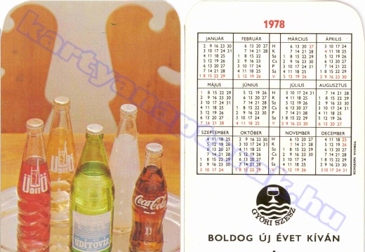 Üdítő italok - Soft drinks