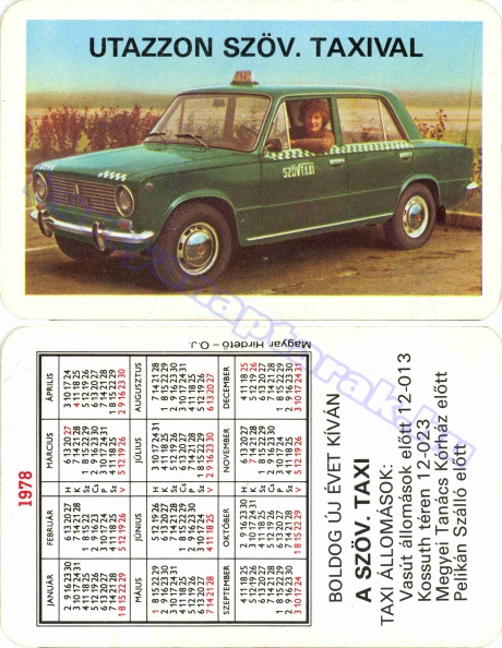 UTAZZON SZÖVETKEZETI TAXIVAL BUÉK A SZÖV. TAXI TAXI ÁLLOMÁSOK 1978_0169.jpg