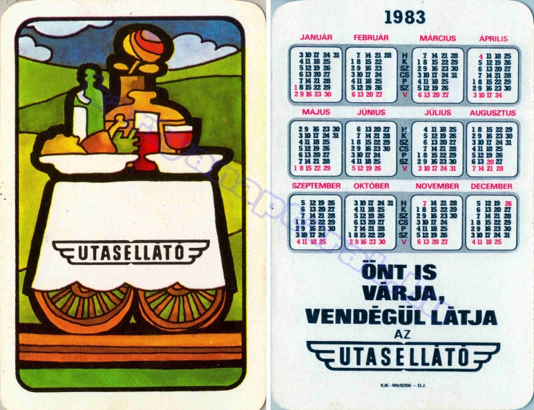 ÖNT IS VÁRJA, VENDÉGÜL LÁTJA AZ UTASELLÁTÓ 1983_0277.jpg
