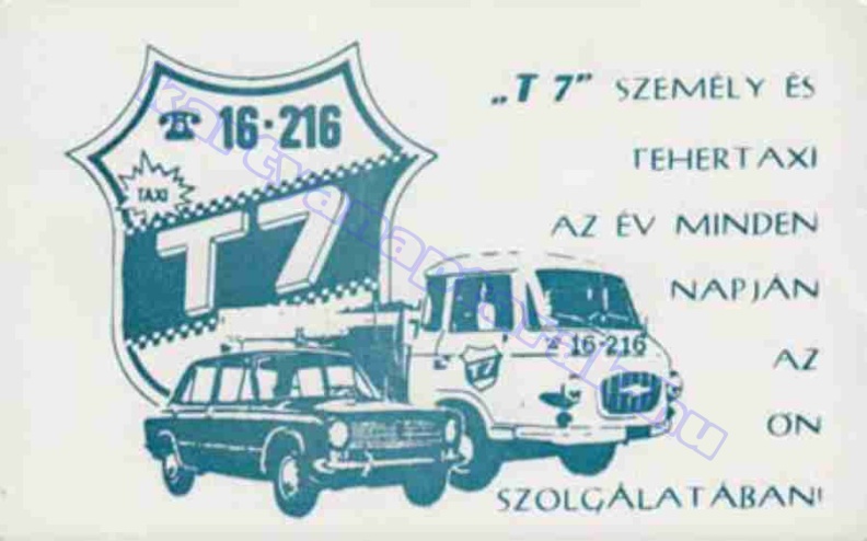 T7 SZEMÉLY ÉS TEHERTAXI AZ ÉV MINDEN NAPJÁN AZ ÖN SZOLGÁLATÁBAN 1985_1069.jpg